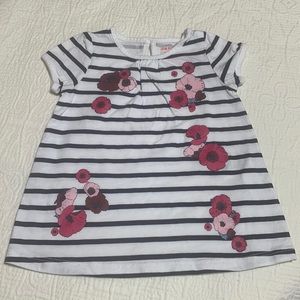 3-6m (5/$20) Striped Floral-Print Summer Dress by Joe Fresh